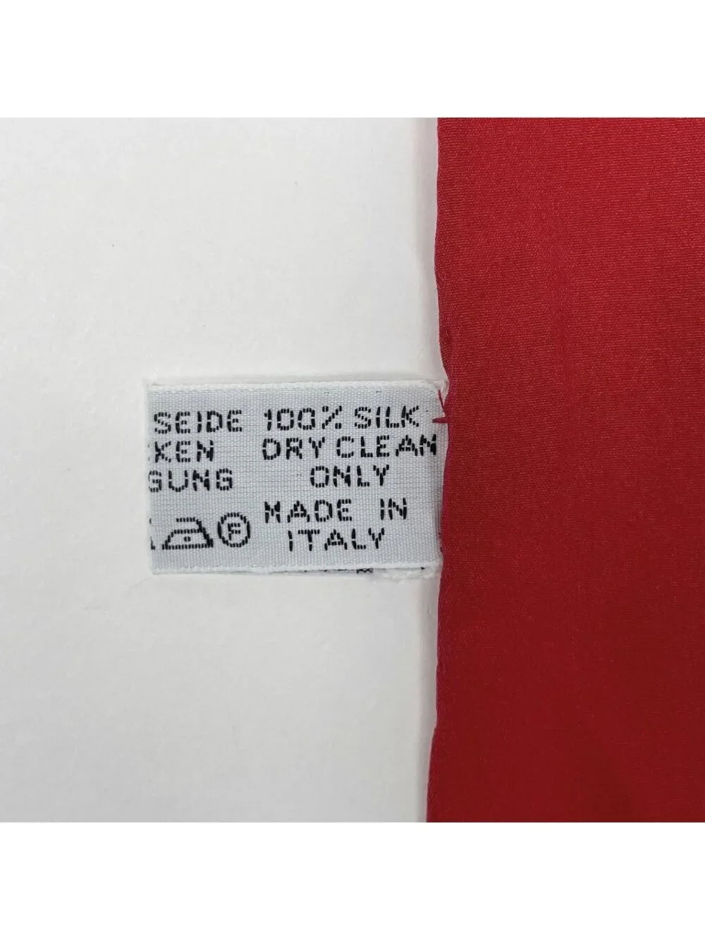 Cartier Scarf Panthere Silk Red Green